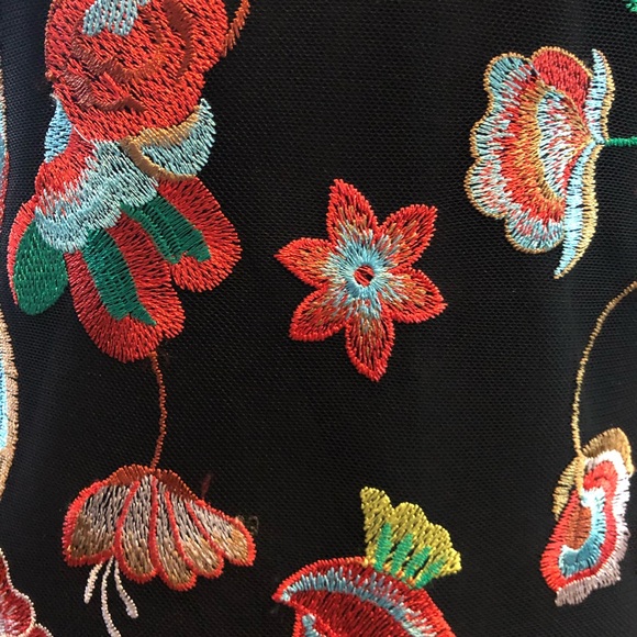 Nicole Miller Embroidered Cocktail Dress - Picture 2 of 5